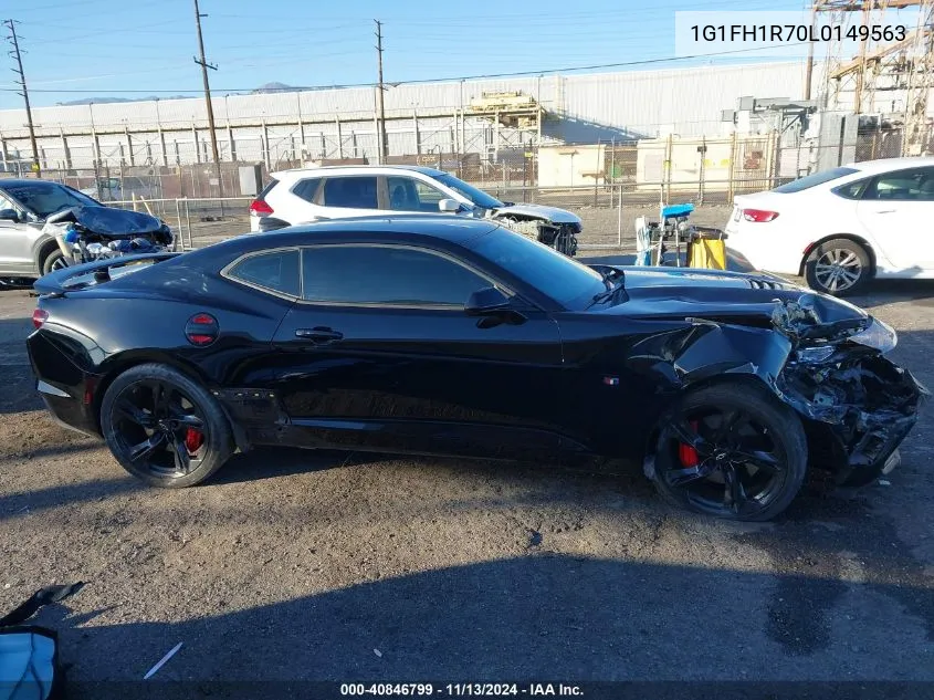 2020 Chevrolet Camaro Rwd 2Ss VIN: 1G1FH1R70L0149563 Lot: 40846799