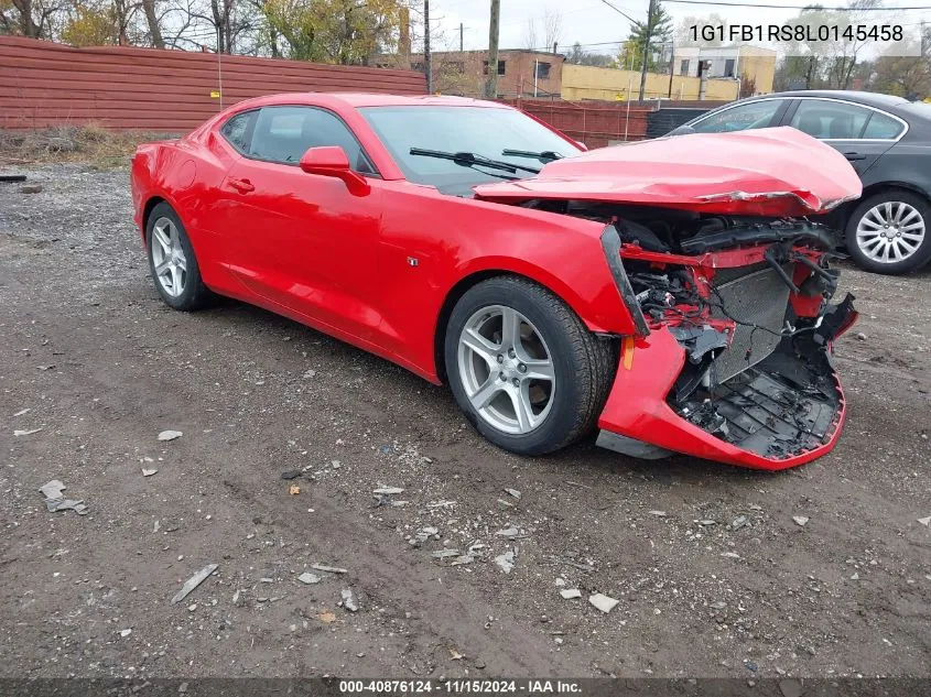 2020 Chevrolet Camaro Rwd 1Lt VIN: 1G1FB1RS8L0145458 Lot: 40876124