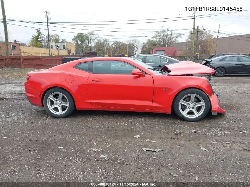 2020 Chevrolet Camaro Rwd 1Lt VIN: 1G1FB1RS8L0145458 Lot: 40876124