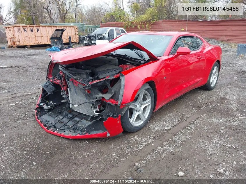 2020 Chevrolet Camaro Rwd 1Lt VIN: 1G1FB1RS8L0145458 Lot: 40876124