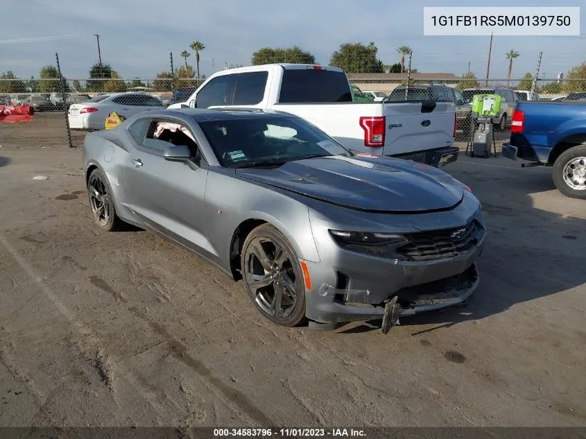 2021 Chevrolet Camaro Rwd 1Lt VIN: 1G1FB1RS5M0139750 Lot: 34583796