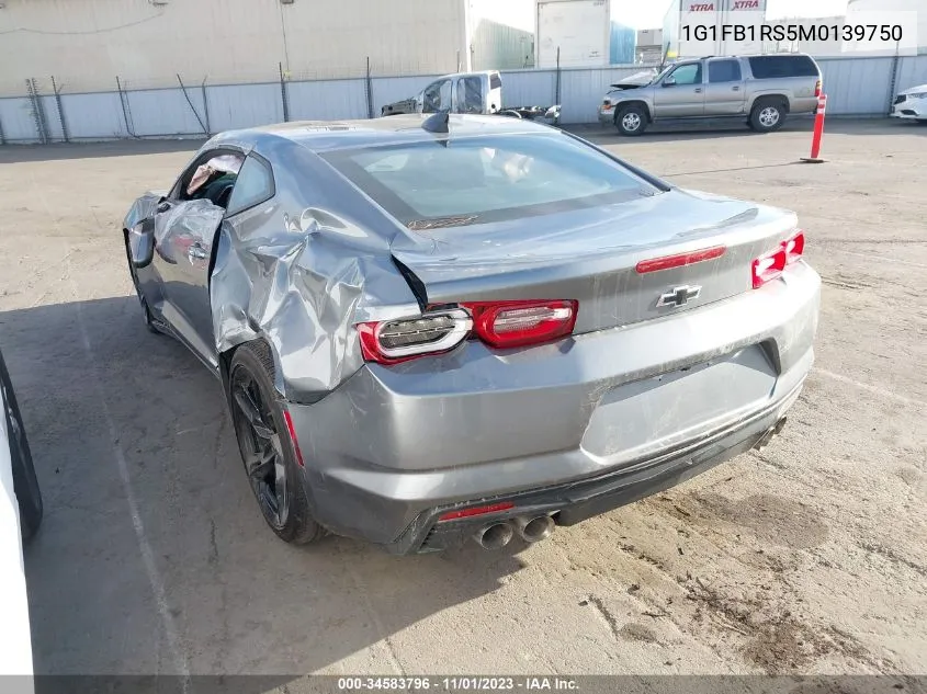 2021 Chevrolet Camaro Rwd 1Lt VIN: 1G1FB1RS5M0139750 Lot: 34583796