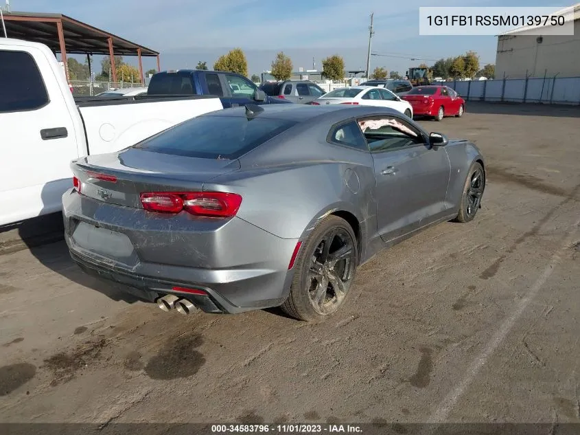 2021 Chevrolet Camaro Rwd 1Lt VIN: 1G1FB1RS5M0139750 Lot: 34583796