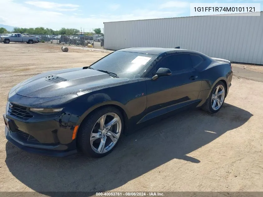 2021 Chevrolet Camaro Rwd Lt1 VIN: 1G1FF1R74M0101121 Lot: 40053761