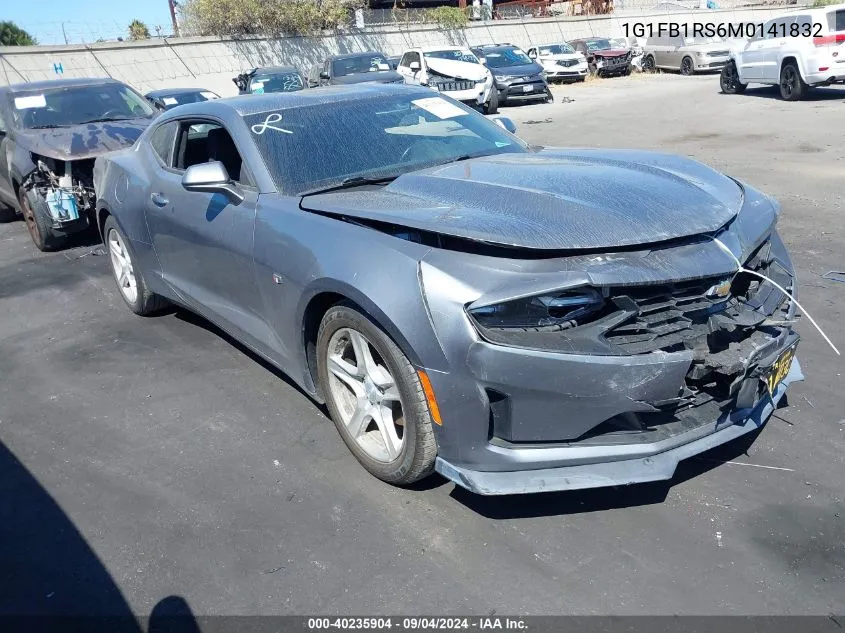 2021 Chevrolet Camaro Rwd 1Lt VIN: 1G1FB1RS6M0141832 Lot: 40235904