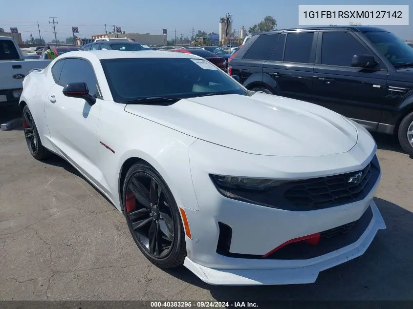 2021 Chevrolet Camaro Rwd 1Lt VIN: 1G1FB1RSXM0127142 Lot: 40383295