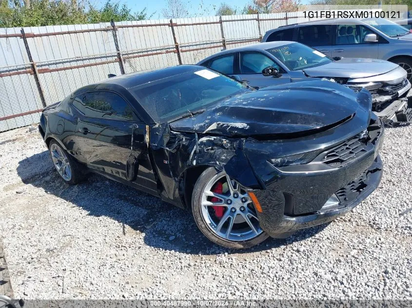 2021 Chevrolet Camaro Ls/Lt VIN: 1G1FB1RSXM0100121 Lot: 40487990