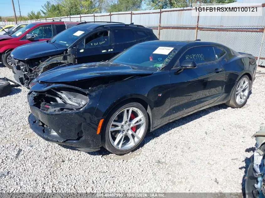 2021 Chevrolet Camaro Ls/Lt VIN: 1G1FB1RSXM0100121 Lot: 40487990