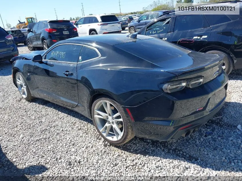 2021 Chevrolet Camaro Ls/Lt VIN: 1G1FB1RSXM0100121 Lot: 40487990