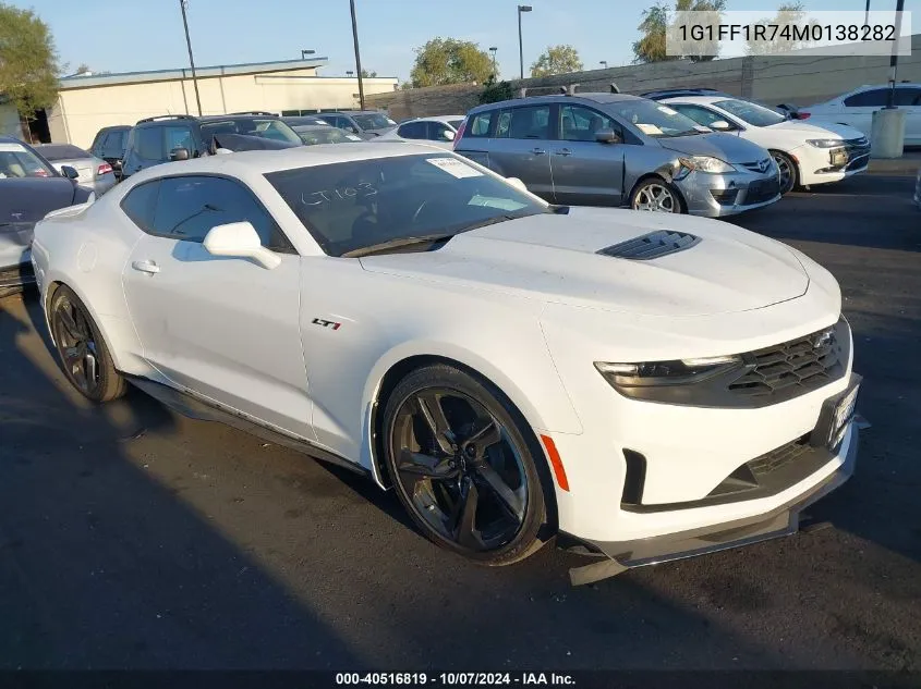 2021 Chevrolet Camaro Lz/Ss VIN: 1G1FF1R74M0138282 Lot: 40516819