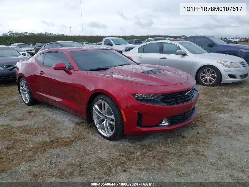 1G1FF1R78M0107617 2021 Chevrolet Camaro Lz/Ss