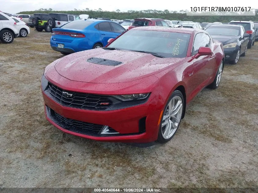 1G1FF1R78M0107617 2021 Chevrolet Camaro Lz/Ss