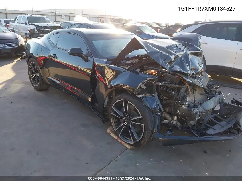 1G1FF1R7XM0134527 2021 Chevrolet Camaro Rwd Lt1