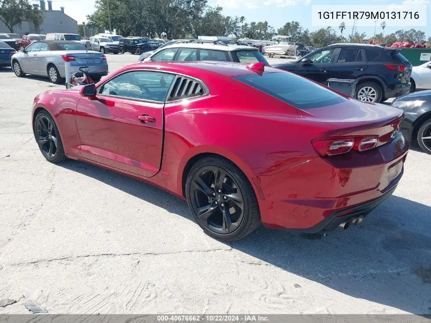 2021 Chevrolet Camaro Rwd Lt1 VIN: 1G1FF1R79M0131716 Lot: 40676662