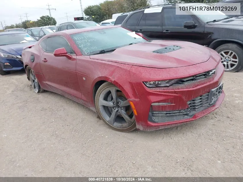 2021 Chevrolet Camaro Rwd 2Ss VIN: 1G1FH1R78M0129269 Lot: 40721539