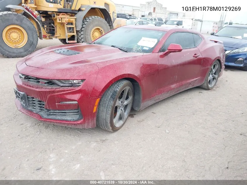 2021 Chevrolet Camaro Rwd 2Ss VIN: 1G1FH1R78M0129269 Lot: 40721539