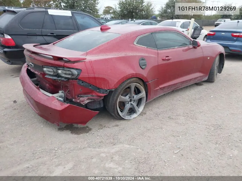 2021 Chevrolet Camaro Rwd 2Ss VIN: 1G1FH1R78M0129269 Lot: 40721539