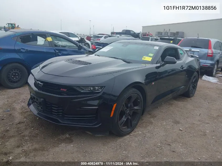 2021 Chevrolet Camaro Rwd 2Ss VIN: 1G1FH1R72M0138856 Lot: 40824978