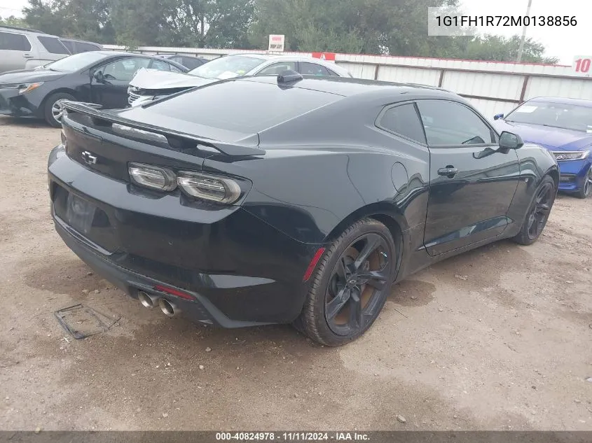 2021 Chevrolet Camaro Rwd 2Ss VIN: 1G1FH1R72M0138856 Lot: 40824978