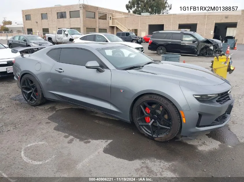 2021 Chevrolet Camaro Rwd 1Ls VIN: 1G1FB1RX2M0138857 Lot: 40906221