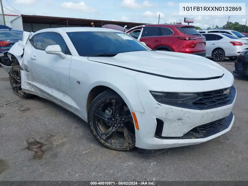 1G1FB1RXXN0132869 2022 Chevrolet Camaro Rwd 1Lt