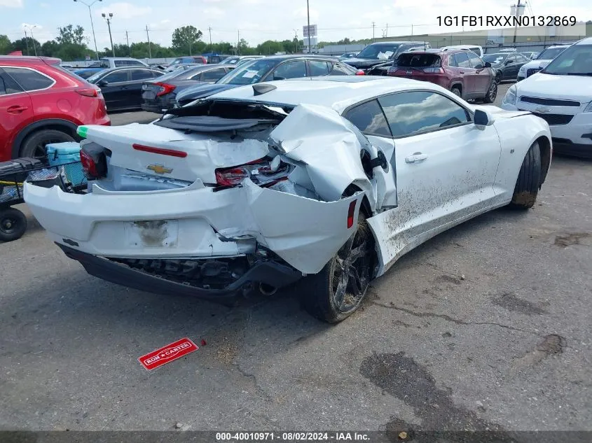 2022 Chevrolet Camaro Rwd 1Lt VIN: 1G1FB1RXXN0132869 Lot: 40010971