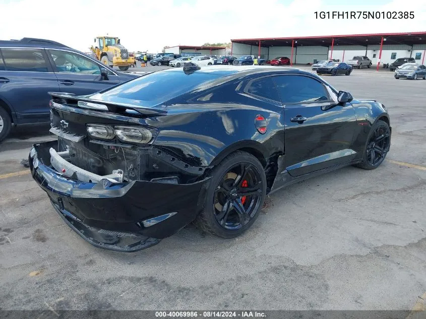 2022 Chevrolet Camaro Rwd 2Ss VIN: 1G1FH1R75N0102385 Lot: 40069986