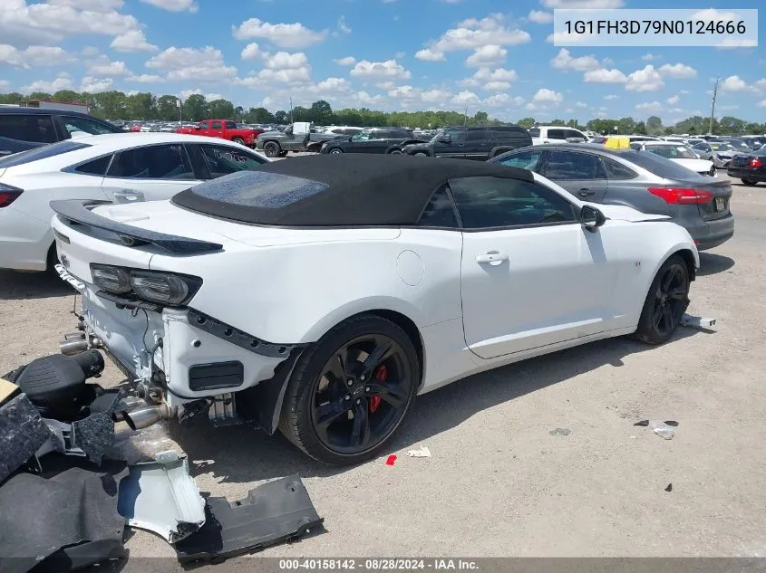 2022 Chevrolet Camaro Rwd 2Ss VIN: 1G1FH3D79N0124666 Lot: 40158142