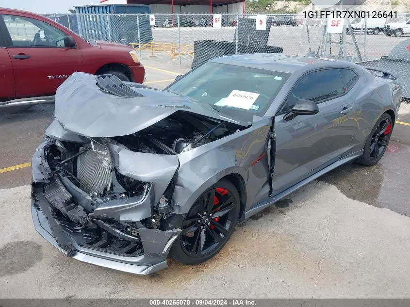 2022 Chevrolet Camaro Rwd 1Ss VIN: 1G1FF1R7XN0126641 Lot: 40265070