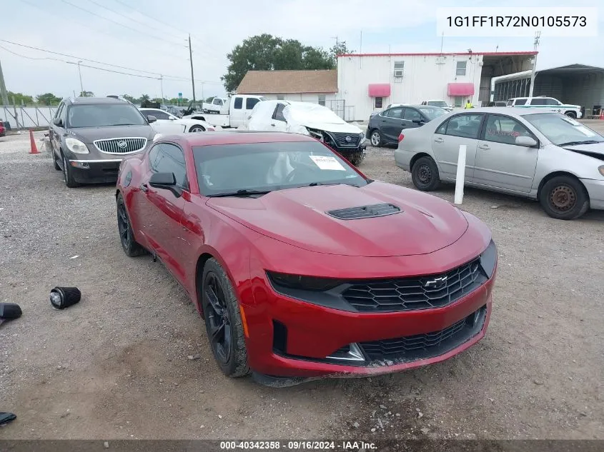 2022 Chevrolet Camaro Lt1/Ss VIN: 1G1FF1R72N0105573 Lot: 40342358