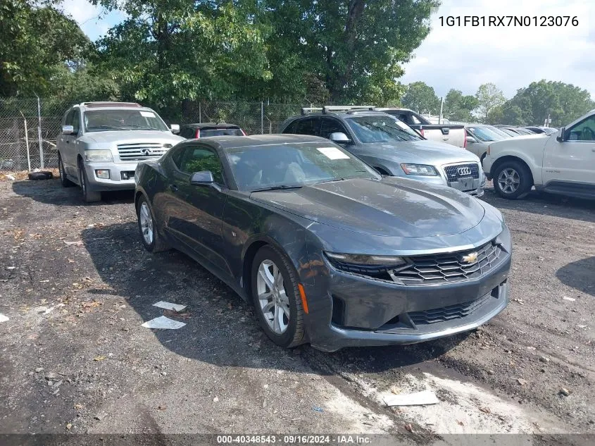 2022 Chevrolet Camaro Rwd 1Ls VIN: 1G1FB1RX7N0123076 Lot: 40348543