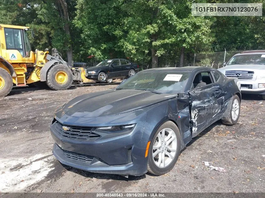 2022 Chevrolet Camaro Rwd 1Ls VIN: 1G1FB1RX7N0123076 Lot: 40348543