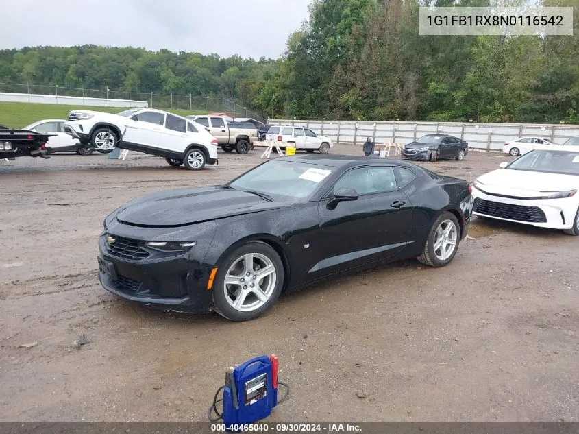 1G1FB1RX8N0116542 2022 Chevrolet Camaro Rwd 1Lt