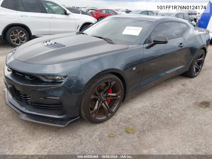 2022 Chevrolet Camaro Rwd 1Ss VIN: 1G1FF1R76N0124174 Lot: 40535469