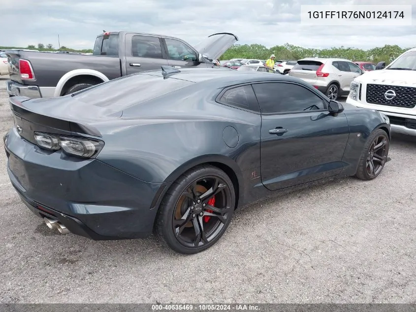 2022 Chevrolet Camaro Rwd 1Ss VIN: 1G1FF1R76N0124174 Lot: 40535469