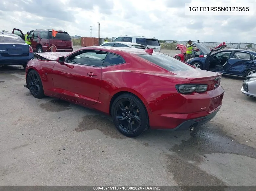 2022 Chevrolet Camaro Rwd 1Lt VIN: 1G1FB1RS5N0123565 Lot: 40715110