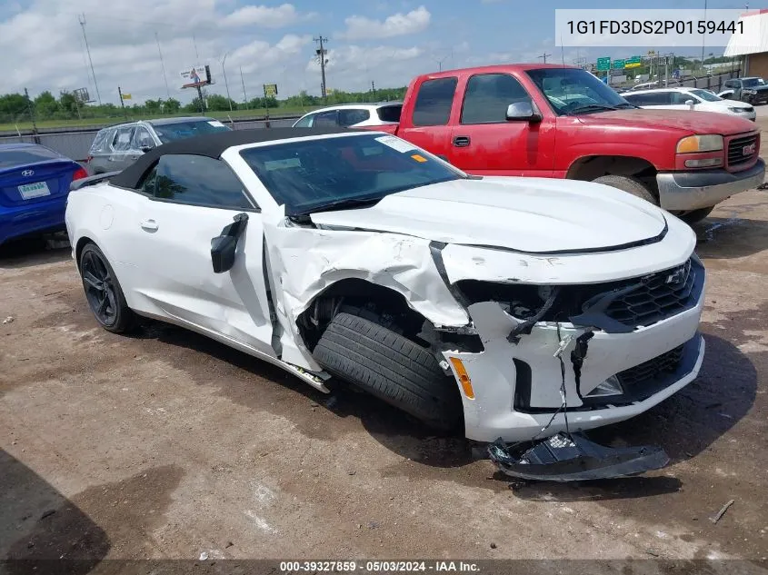 2023 Chevrolet Camaro Rwd 3Lt VIN: 1G1FD3DS2P0159441 Lot: 39327859