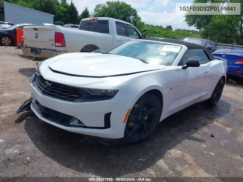 2023 Chevrolet Camaro Rwd 3Lt VIN: 1G1FD3DS2P0159441 Lot: 39327859