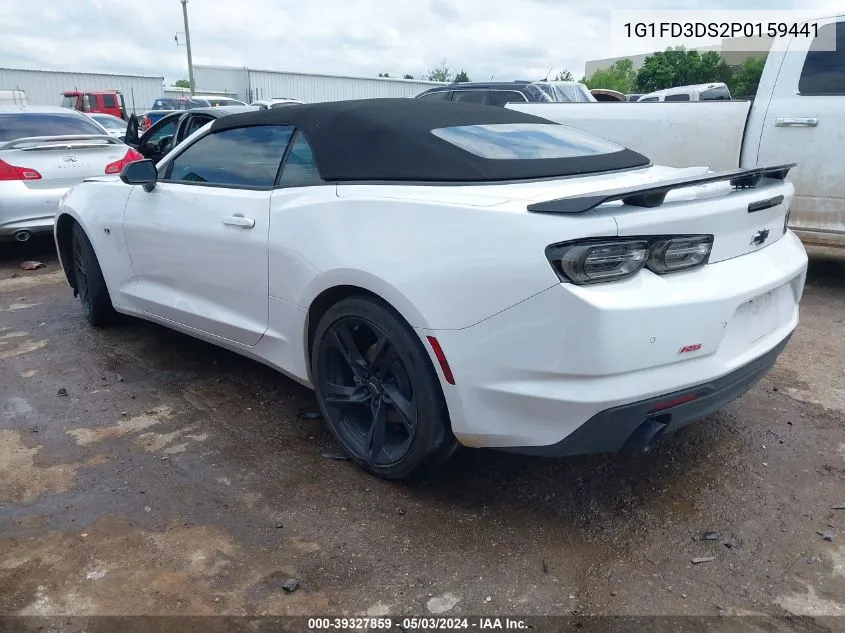 2023 Chevrolet Camaro Rwd 3Lt VIN: 1G1FD3DS2P0159441 Lot: 39327859