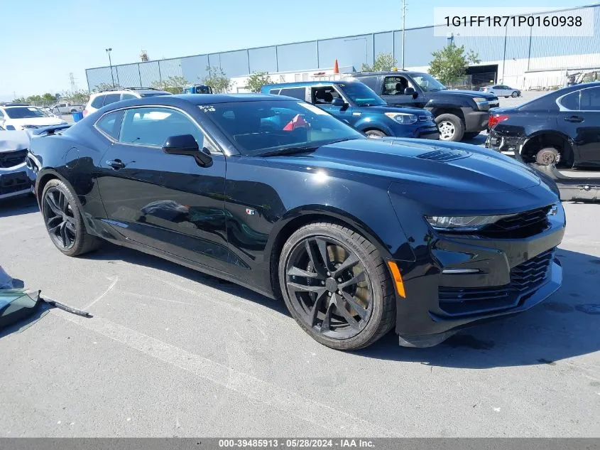 2023 Chevrolet Camaro Rwd 1Ss VIN: 1G1FF1R71P0160938 Lot: 39485913