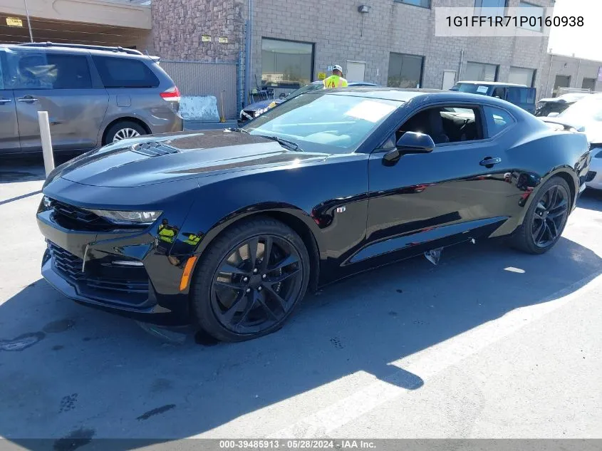 2023 Chevrolet Camaro Rwd 1Ss VIN: 1G1FF1R71P0160938 Lot: 39485913