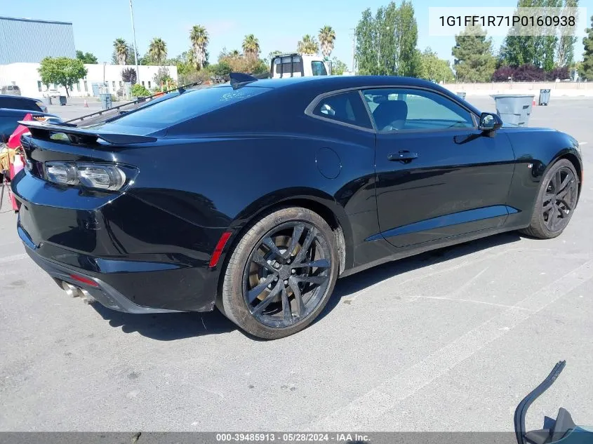 2023 Chevrolet Camaro Rwd 1Ss VIN: 1G1FF1R71P0160938 Lot: 39485913