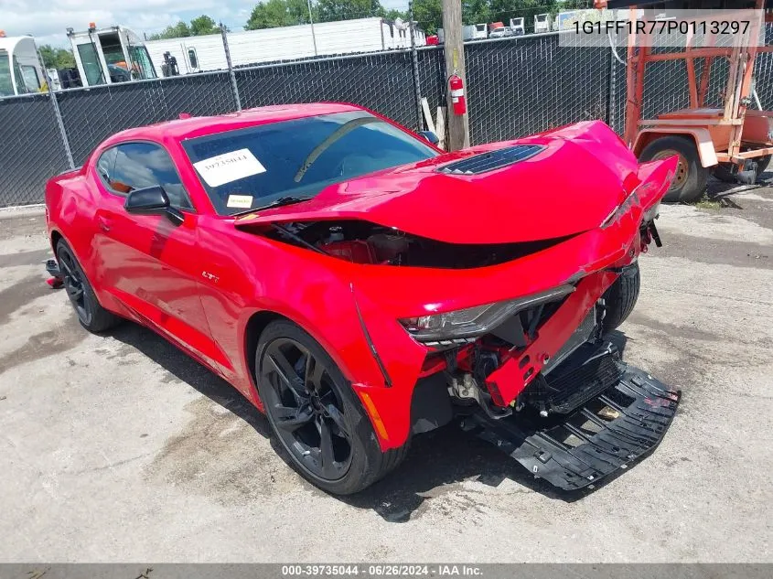 2023 Chevrolet Camaro Rwd Lt1 VIN: 1G1FF1R77P0113297 Lot: 39735044