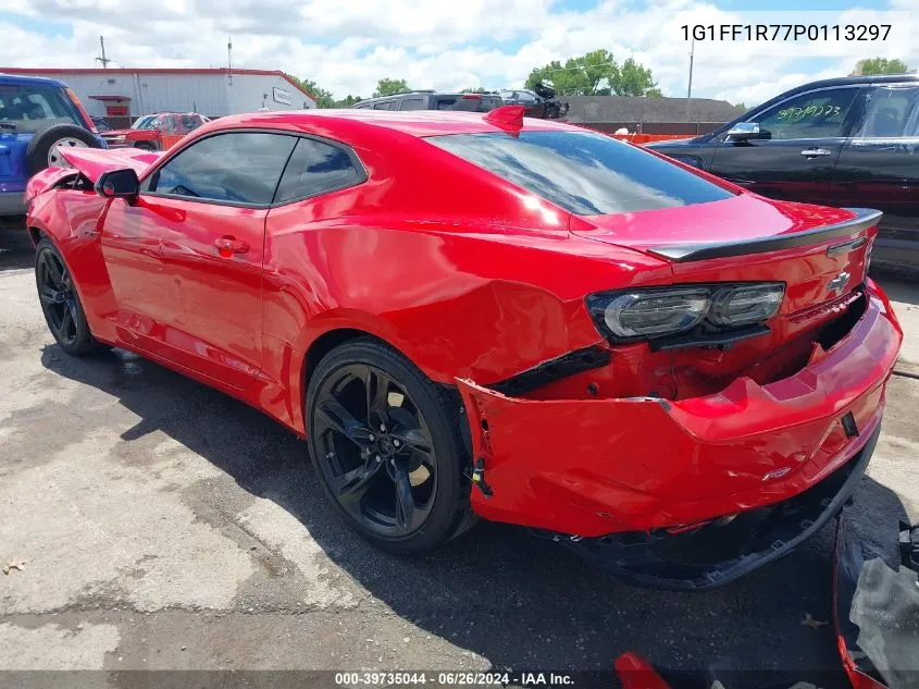 2023 Chevrolet Camaro Rwd Lt1 VIN: 1G1FF1R77P0113297 Lot: 39735044