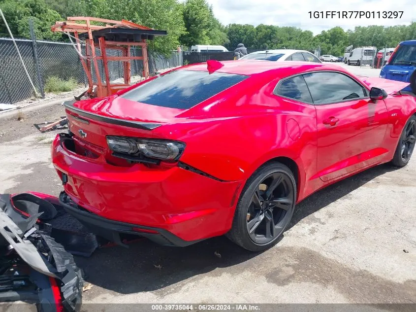 2023 Chevrolet Camaro Rwd Lt1 VIN: 1G1FF1R77P0113297 Lot: 39735044