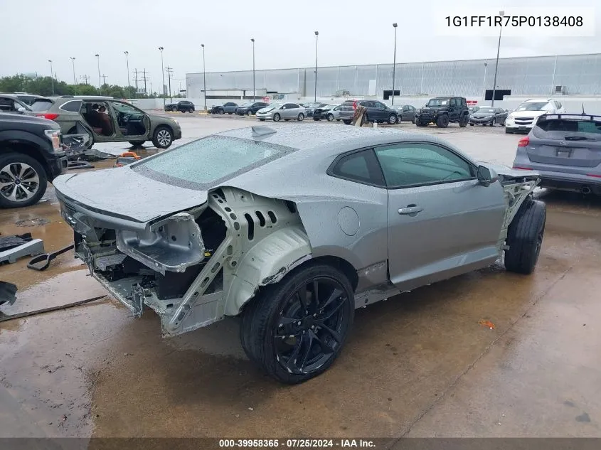 2023 Chevrolet Camaro Rwd Lt1 VIN: 1G1FF1R75P0138408 Lot: 39958365