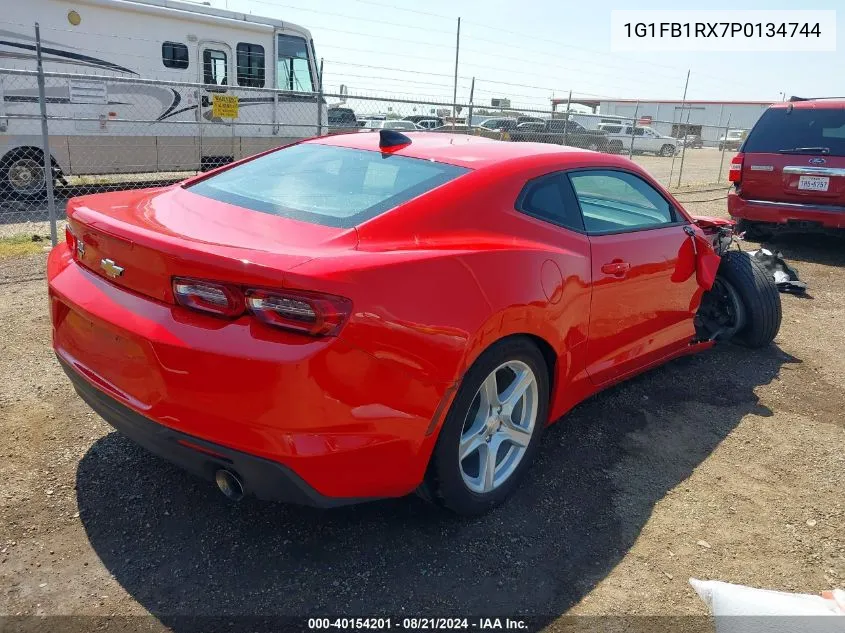 2023 Chevrolet Camaro Rwd 1Lt VIN: 1G1FB1RX7P0134744 Lot: 40154201