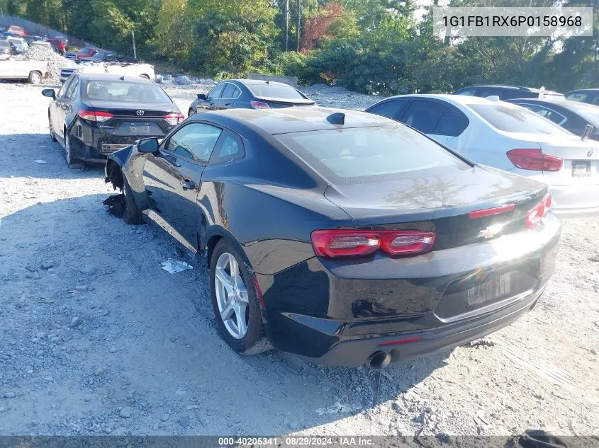 2023 Chevrolet Camaro Rwd 1Lt VIN: 1G1FB1RX6P0158968 Lot: 40205341