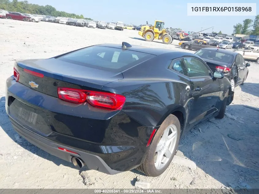 2023 Chevrolet Camaro Rwd 1Lt VIN: 1G1FB1RX6P0158968 Lot: 40205341