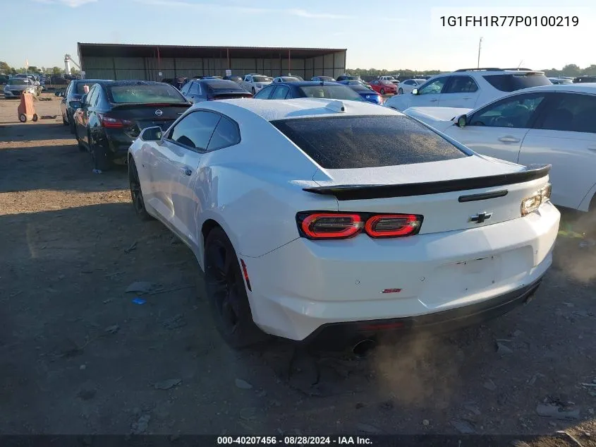 2023 Chevrolet Camaro Rwd 2Ss VIN: 1G1FH1R77P0100219 Lot: 40207456